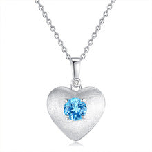 2725 925 silver heart shape necklace
