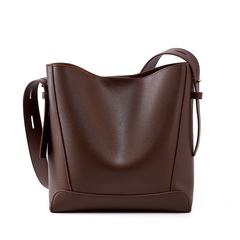 NTW women large genuine leather shopping bag