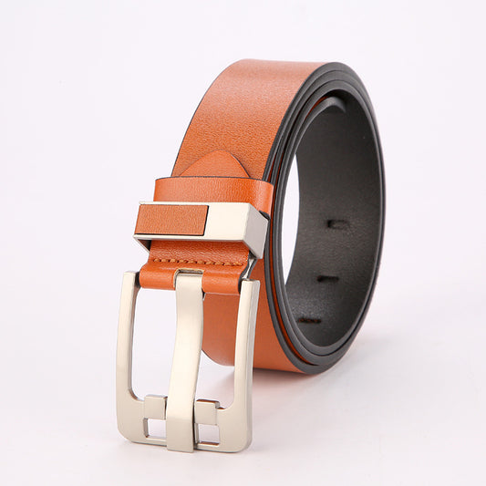 1809 metal pin buckle men's belt