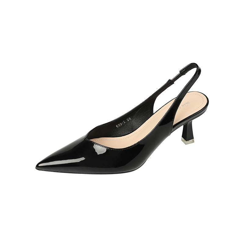 KI1 Patent leather sandal high heel