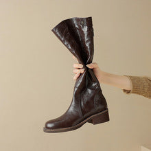 2625 high top western lambskin boots