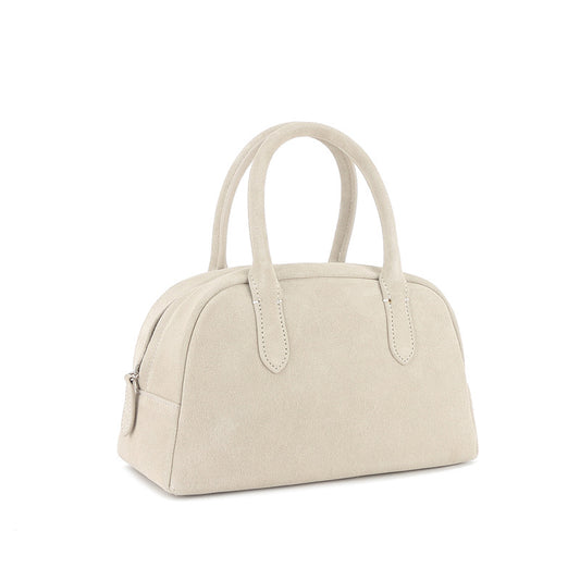 1752 large bowling leather handbag