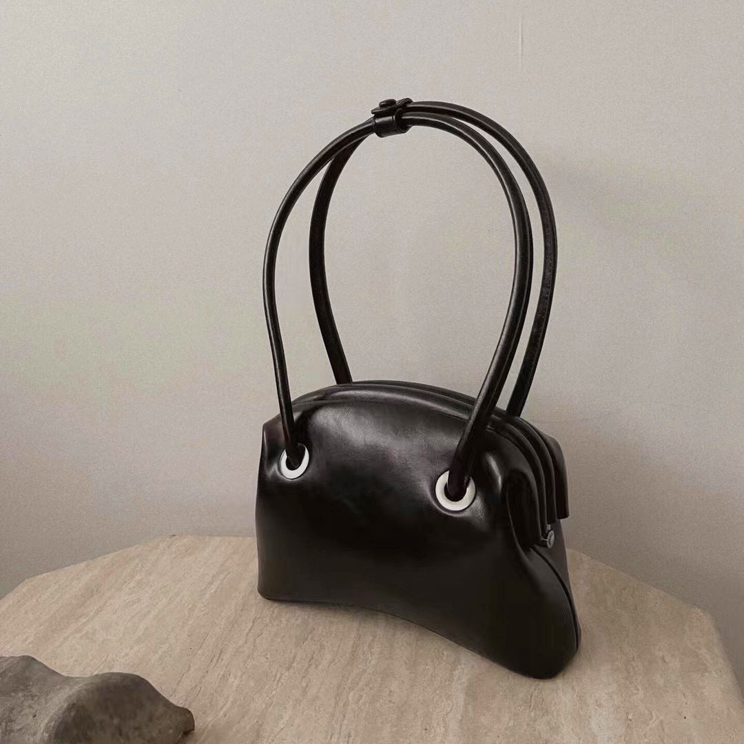 1701 vintage oil wax leather handbag