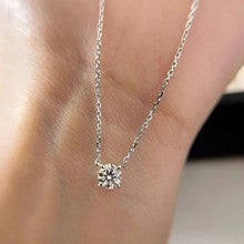 2769 925silver moissanite necklace