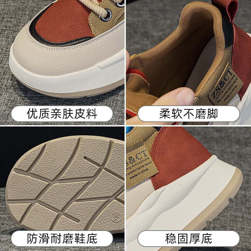 3785 casual fleece-lines platfrom sneakers