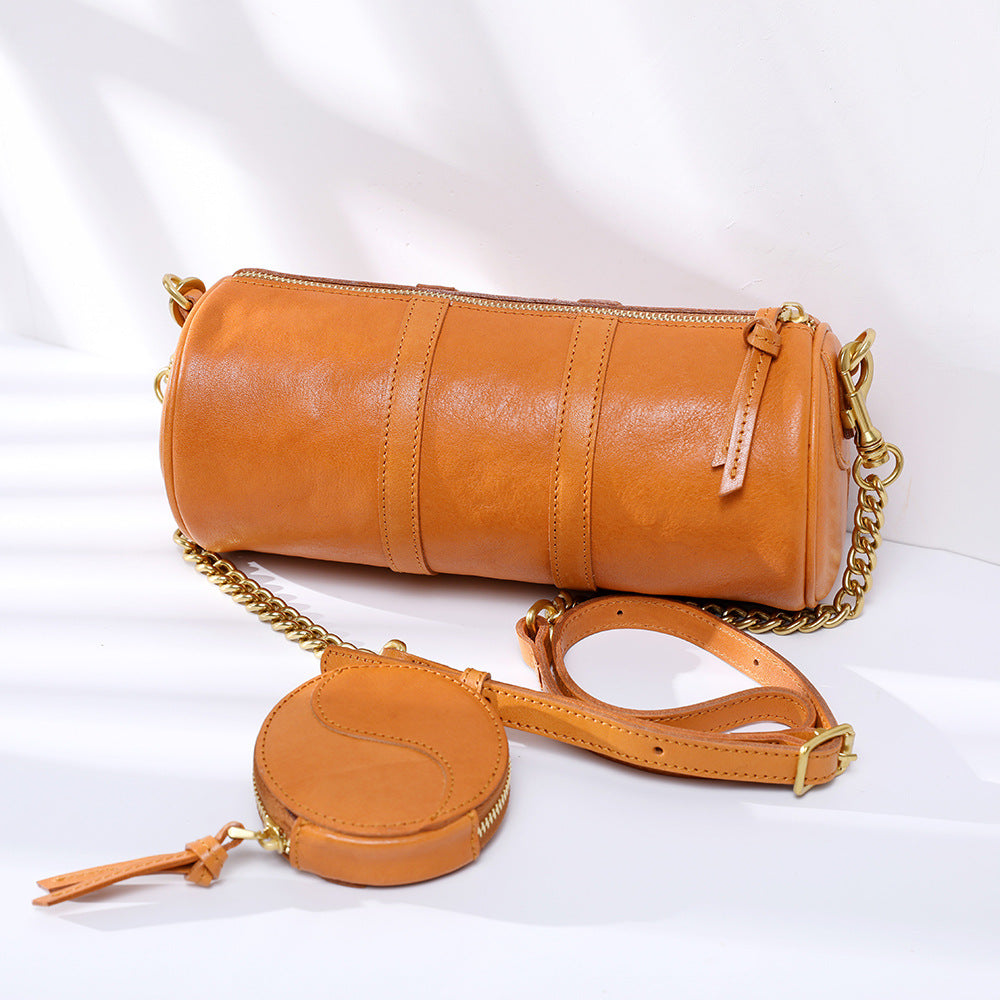 1713 vintage handmade 2pcs/set barrel bag