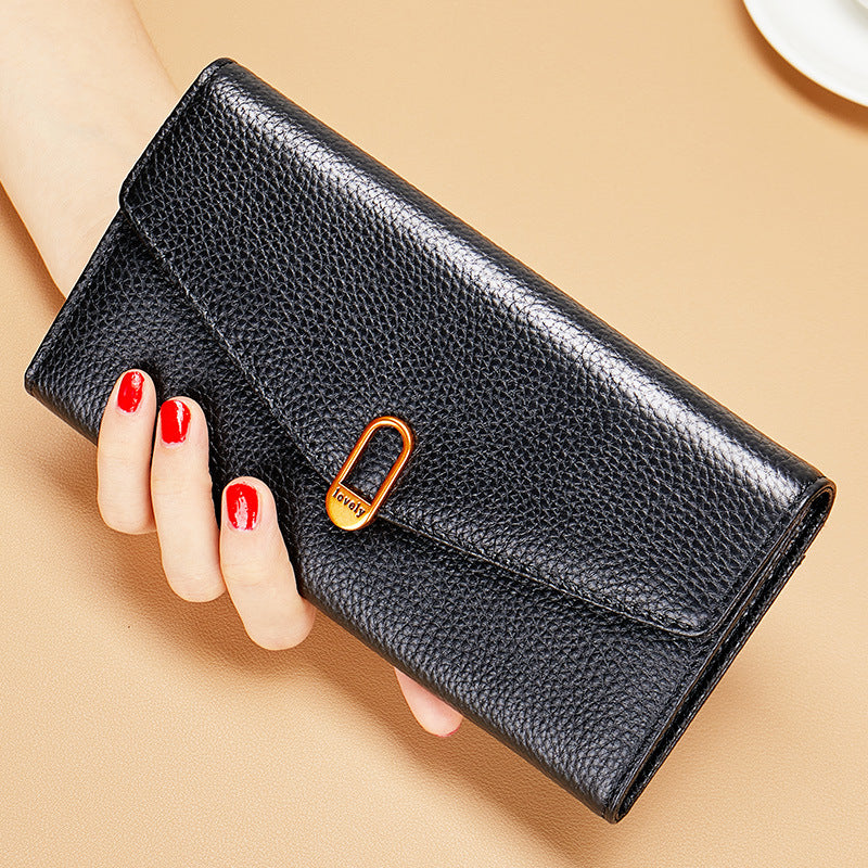 1614-1 Women's leather fashion purse