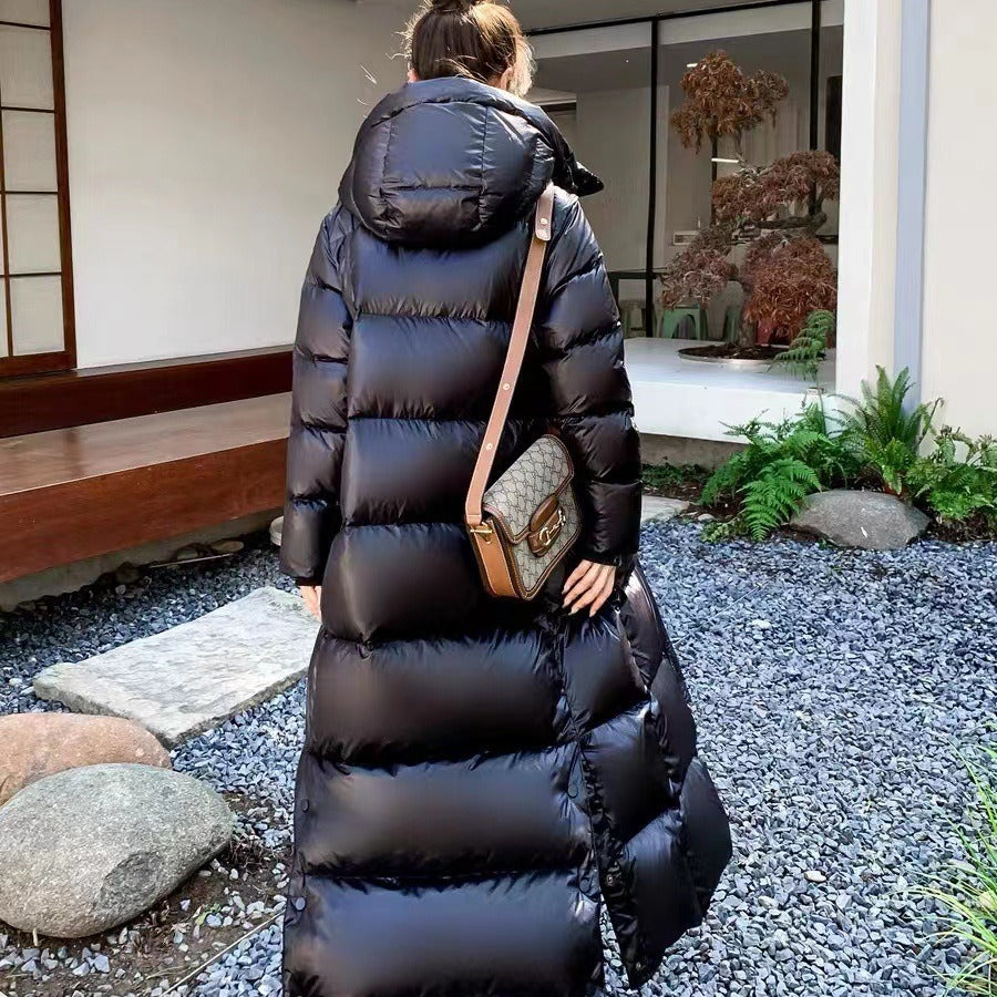 3674 winter women long downcoat
