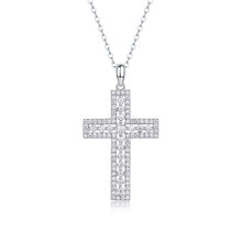 2767 925 silver cross necklace