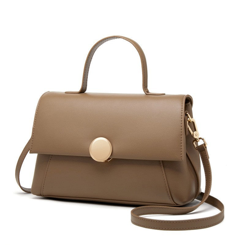 1673 women flap solid handbag