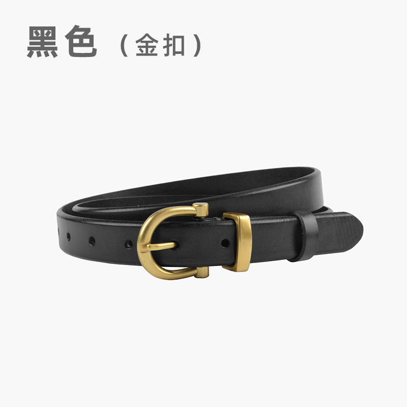 1026 2.3cm wide women belt for jeans