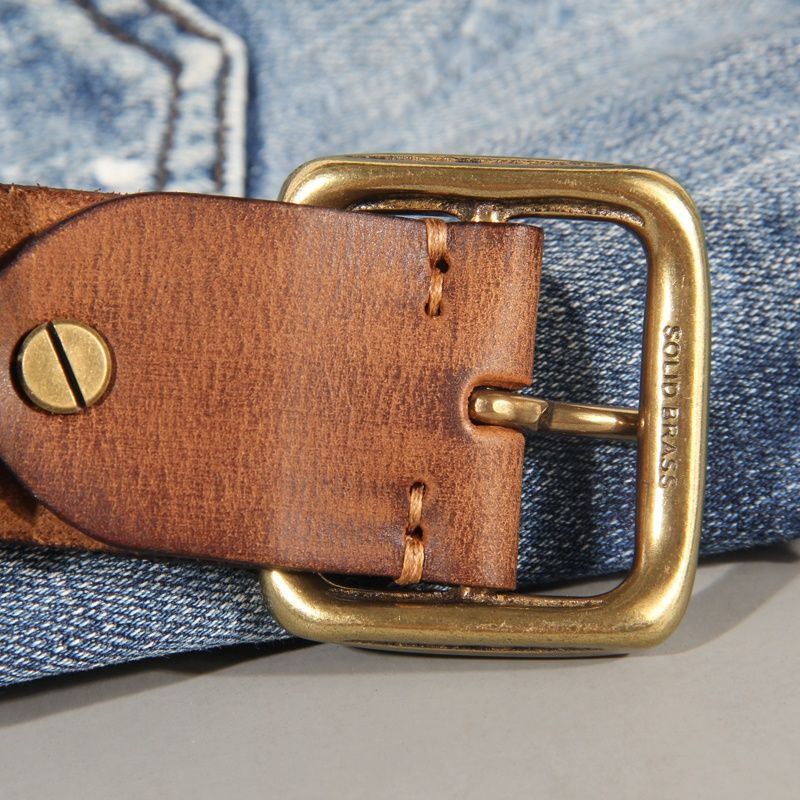 899 pin buckle men's leather belt