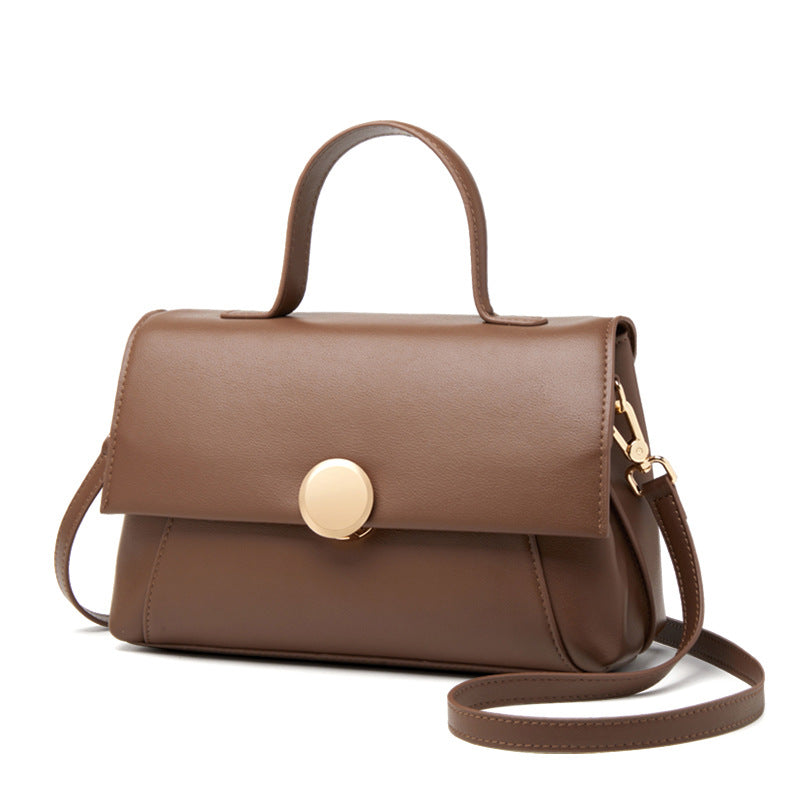 1673 women flap solid handbag