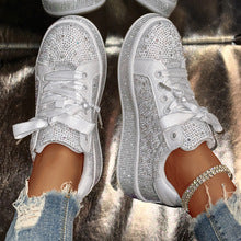 2675 platform sneaker fully rhinestone