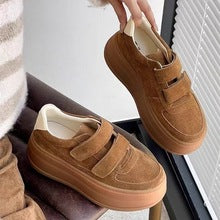 2664 fashion white leather sneaker with velcro straps