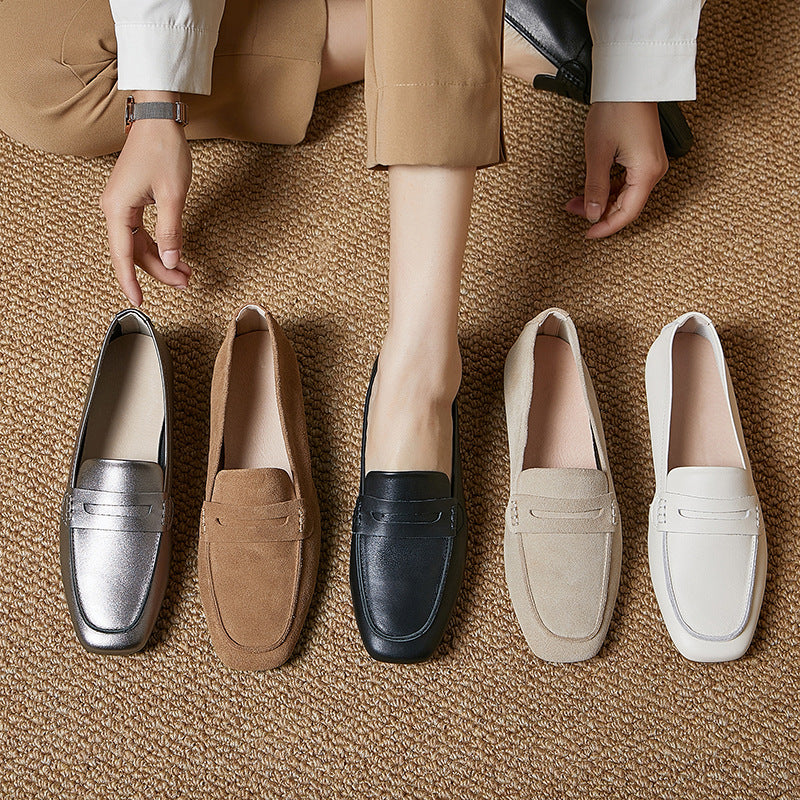 3831 genuine leather casual loafer