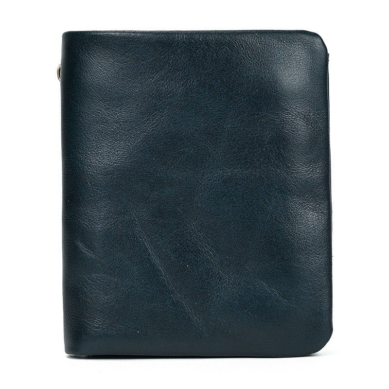 1064 genuine leather fold wallet