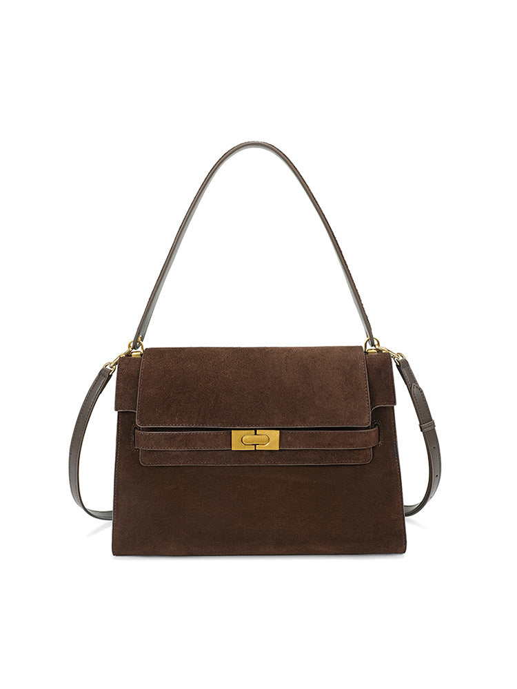 3926 New in suede shoulder bag