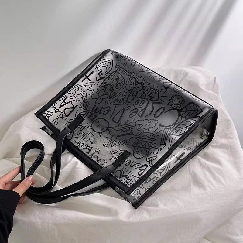 942 jelly pvc waterproof handbag
