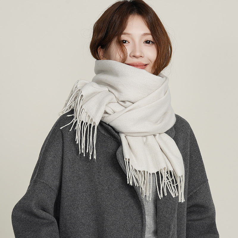 285 solid winter scarf