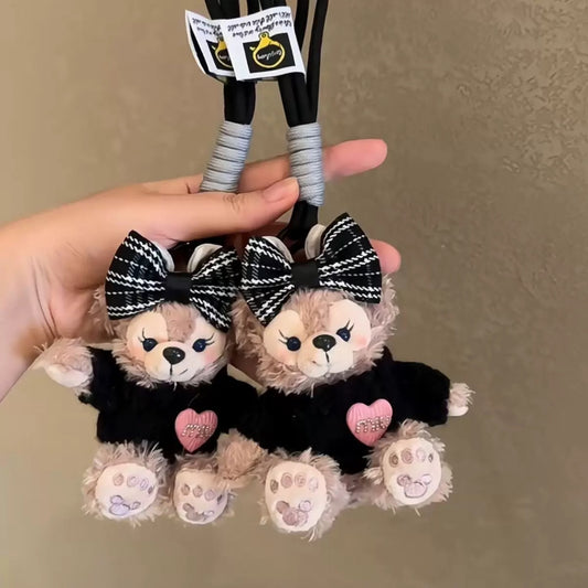 2093 lovely plush cat pendant keychain
