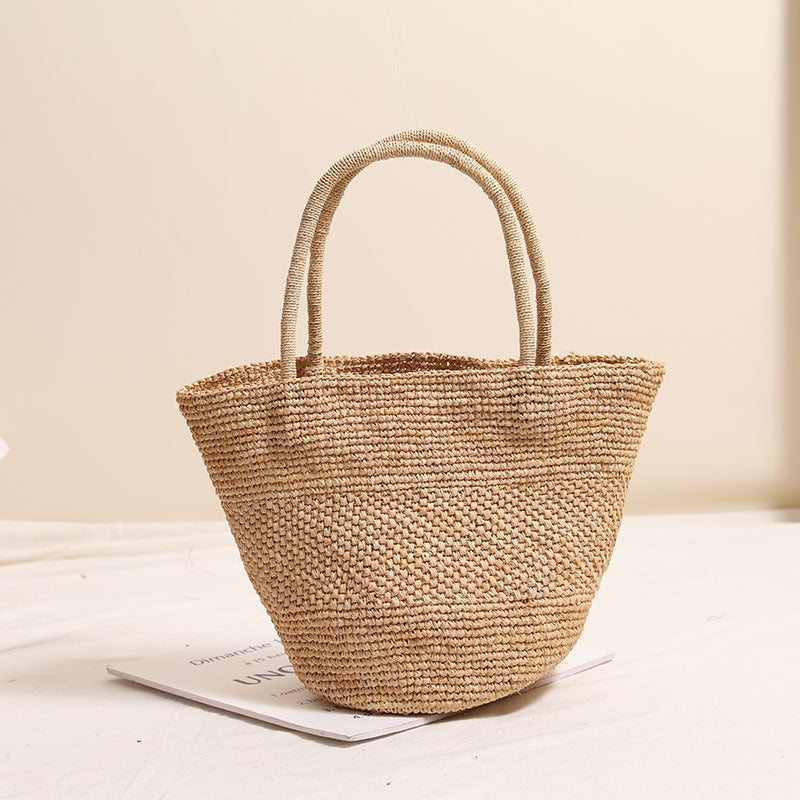 3898 fashion hand-made raffia handbag