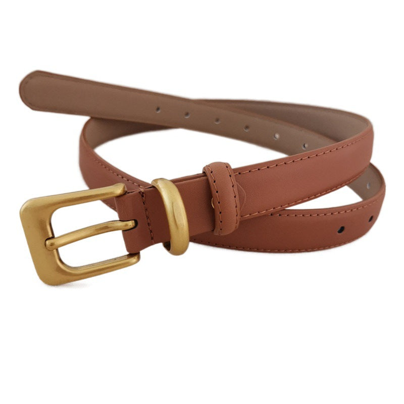 737 alloy women leather belt