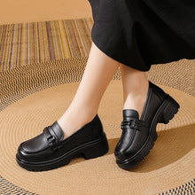 2866 genuine leather loafer for women