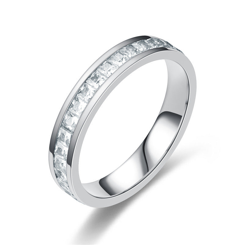1975 stainless rhinestone rings