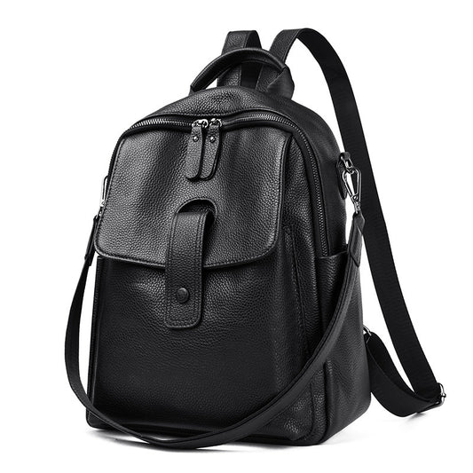 2296 genuine leather backpack