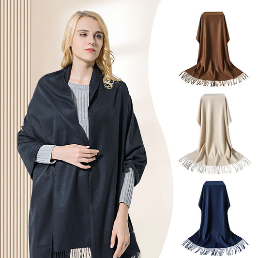 805 solid wool pashmina