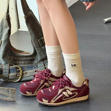 2452 genuine leather mesh casual sneaker
