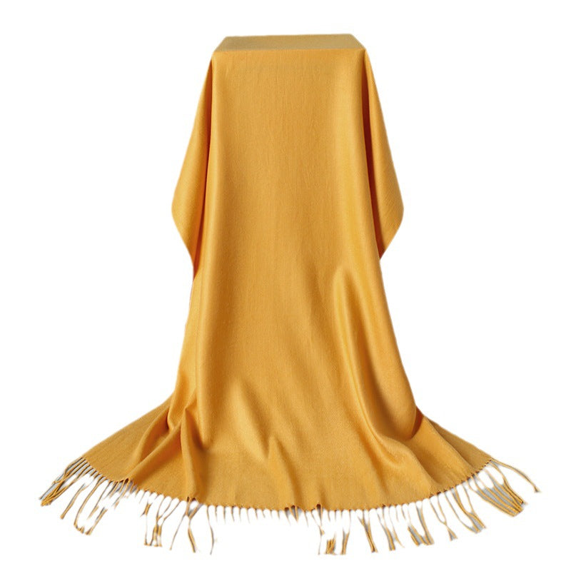 805 solid wool pashmina