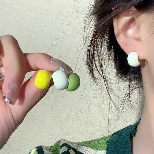 2365 candy color resin earring