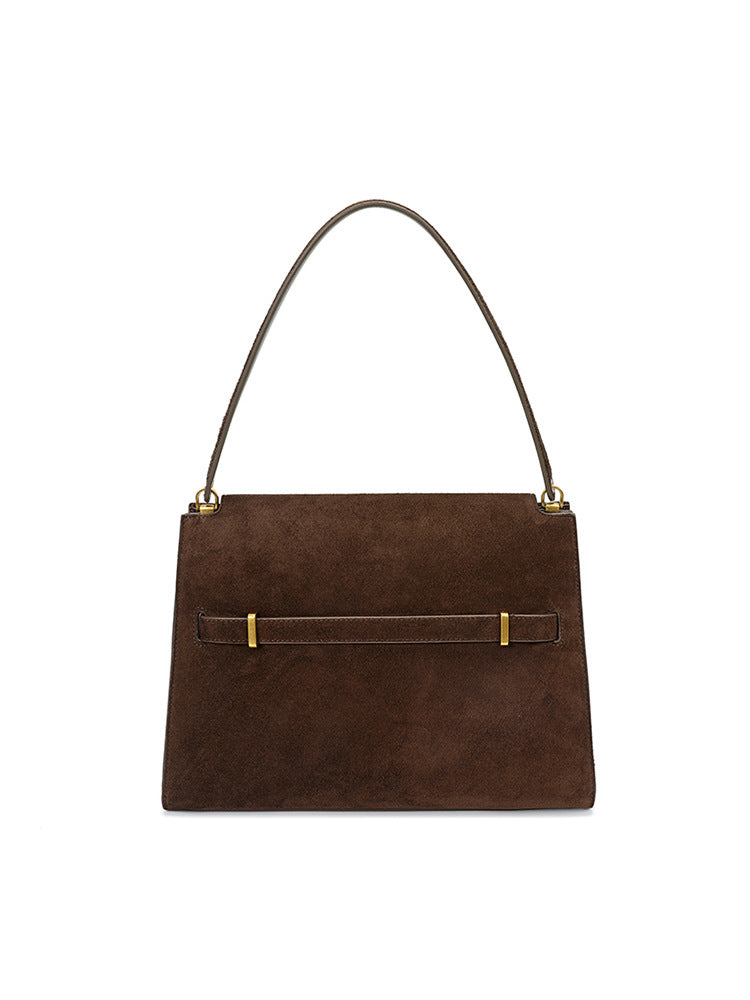 3926 New in suede shoulder bag