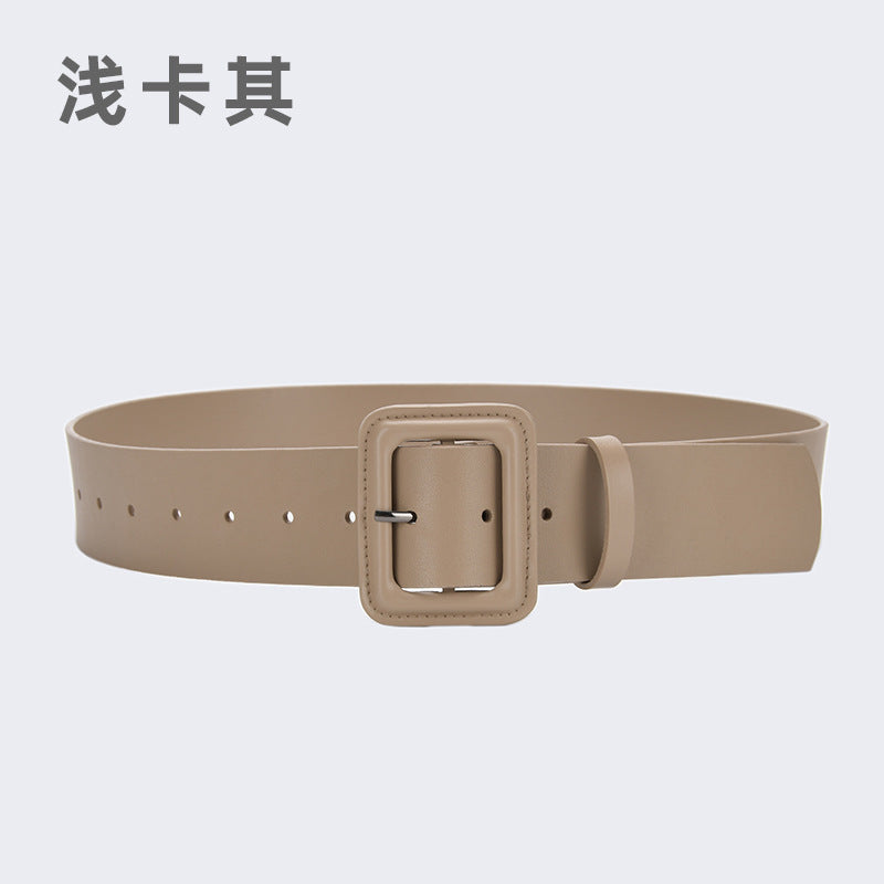 982 wide waist belt leather cummerbunds