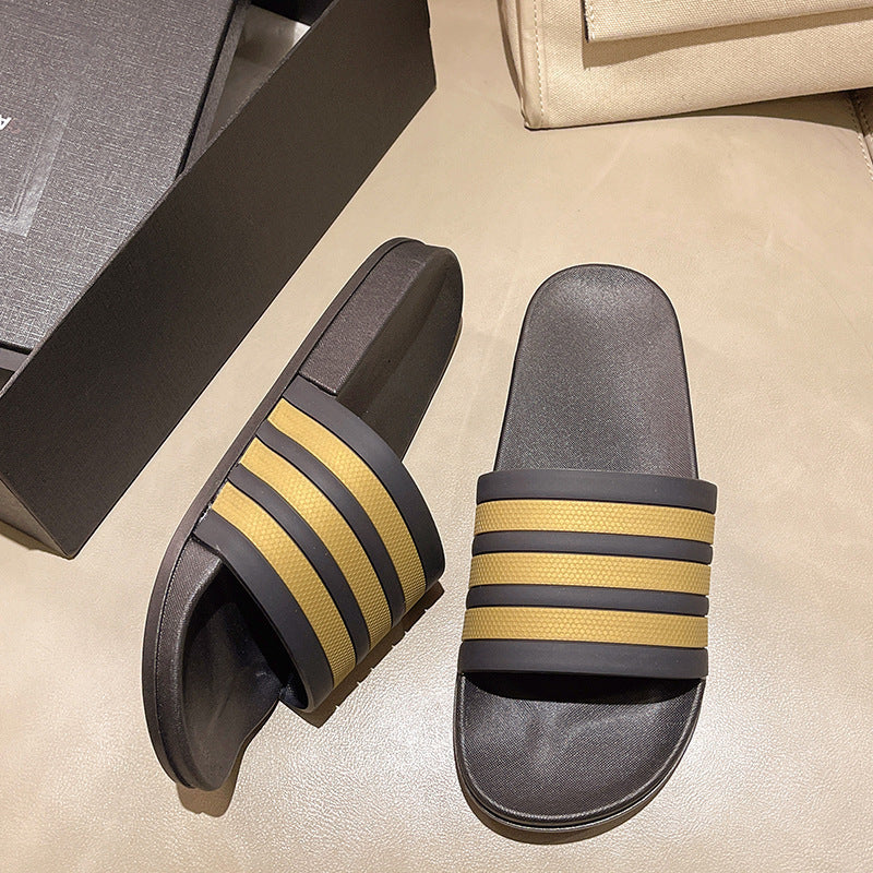 4435 unisex stripe slippers