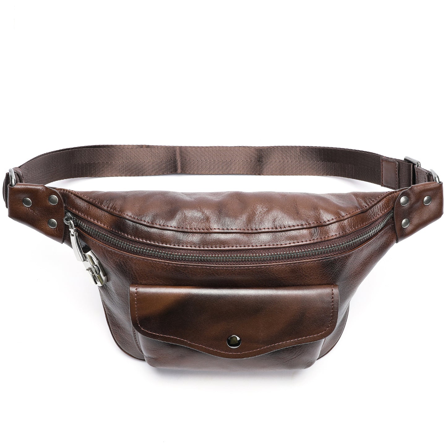 2280 cowhide leather large belt bag