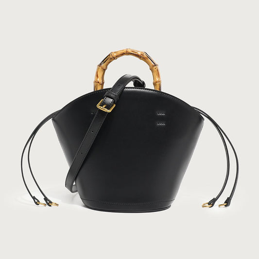 1001 bamboo handle bucket bag