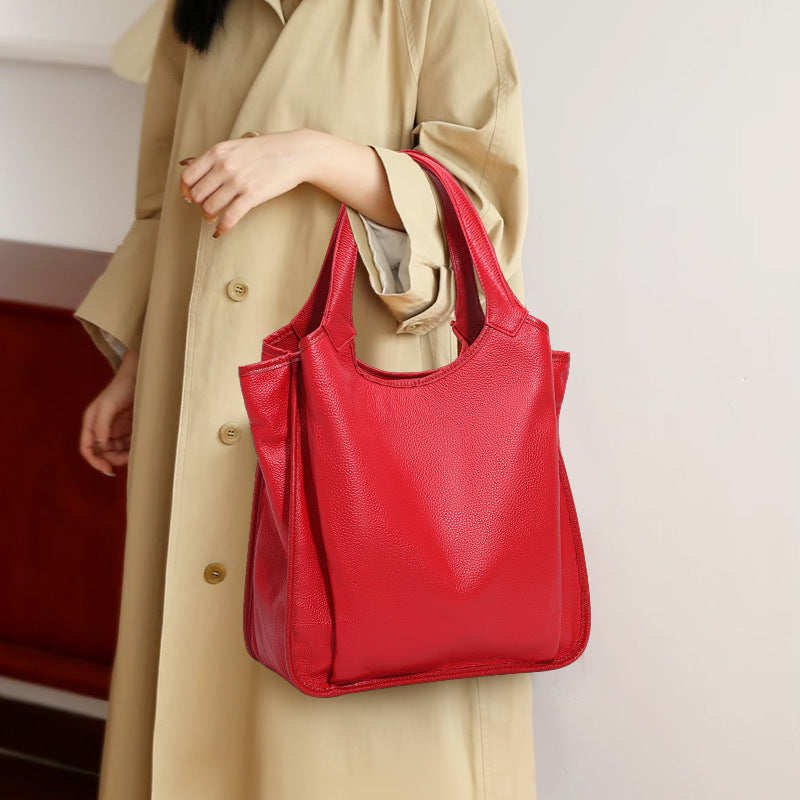 608 personalize genuine leather shoulder bag