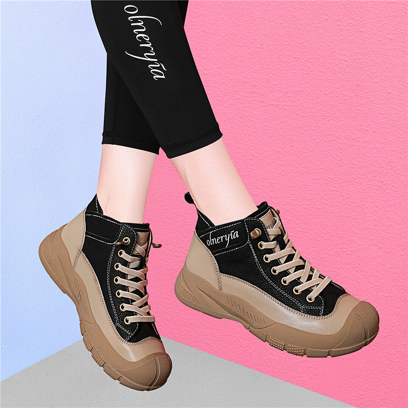 3764 high top platfrom ankle boot