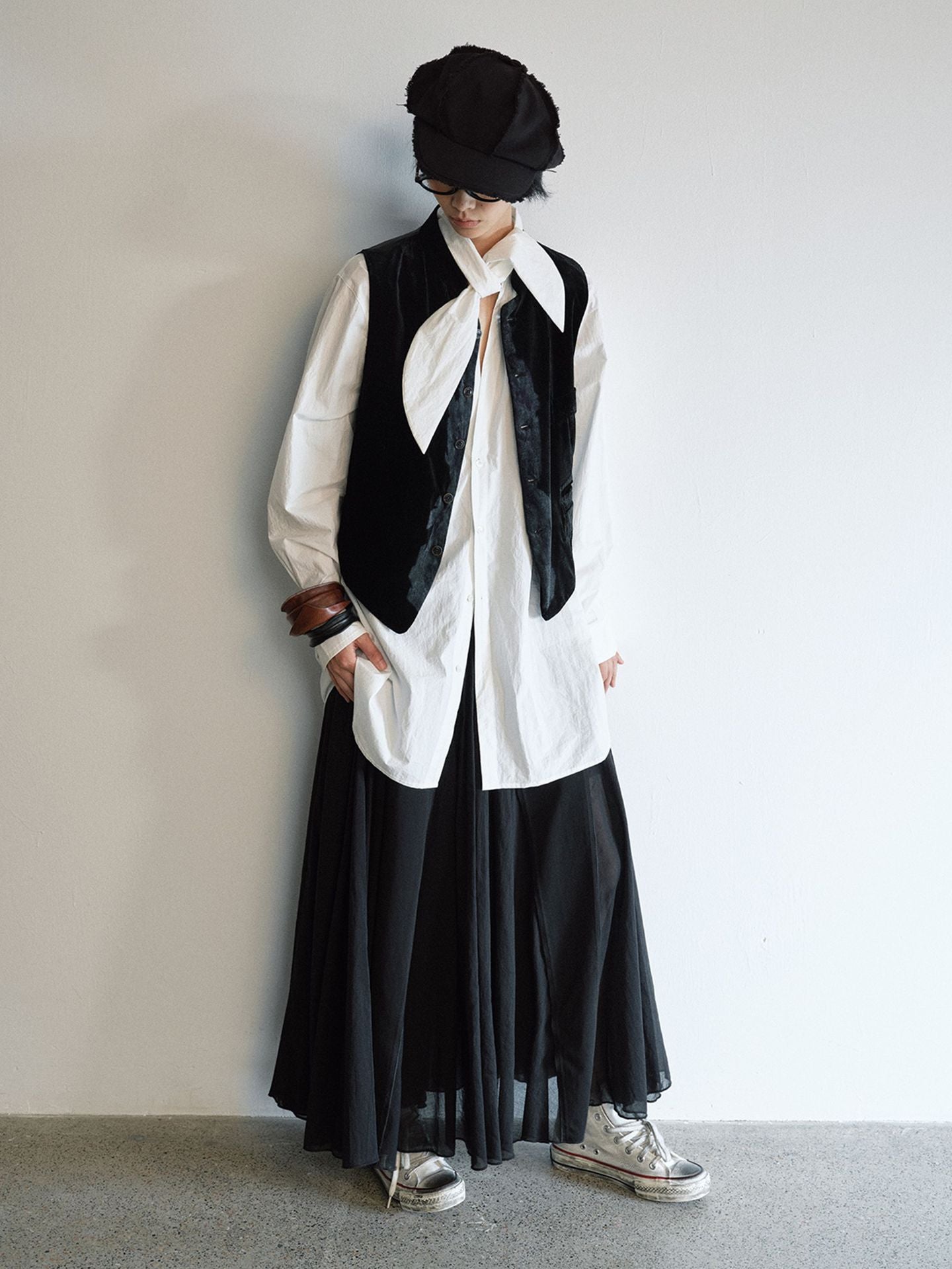 3675 fashion elegant nylon skirt