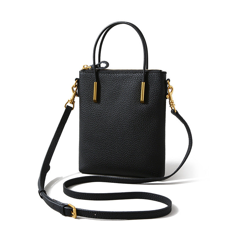 HQ small genuine leather women crossbody bag