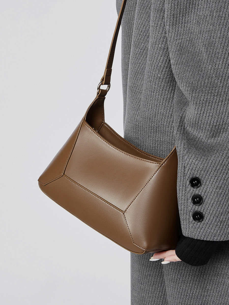 1936 cowhide chain shoulder bag