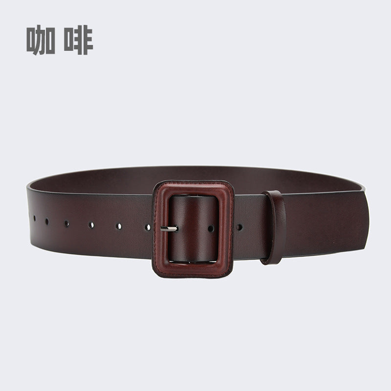 982 wide waist belt leather cummerbunds