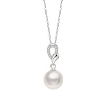 2732 925 silver pearl necklace