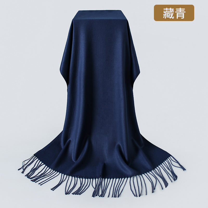 805 solid wool pashmina