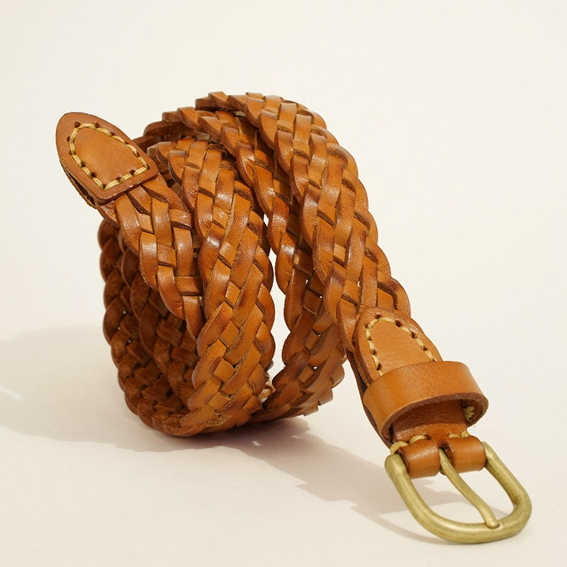 1875 weave leather belt