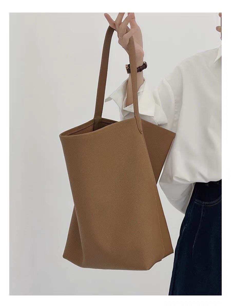 890 genuine leather large shopping bag