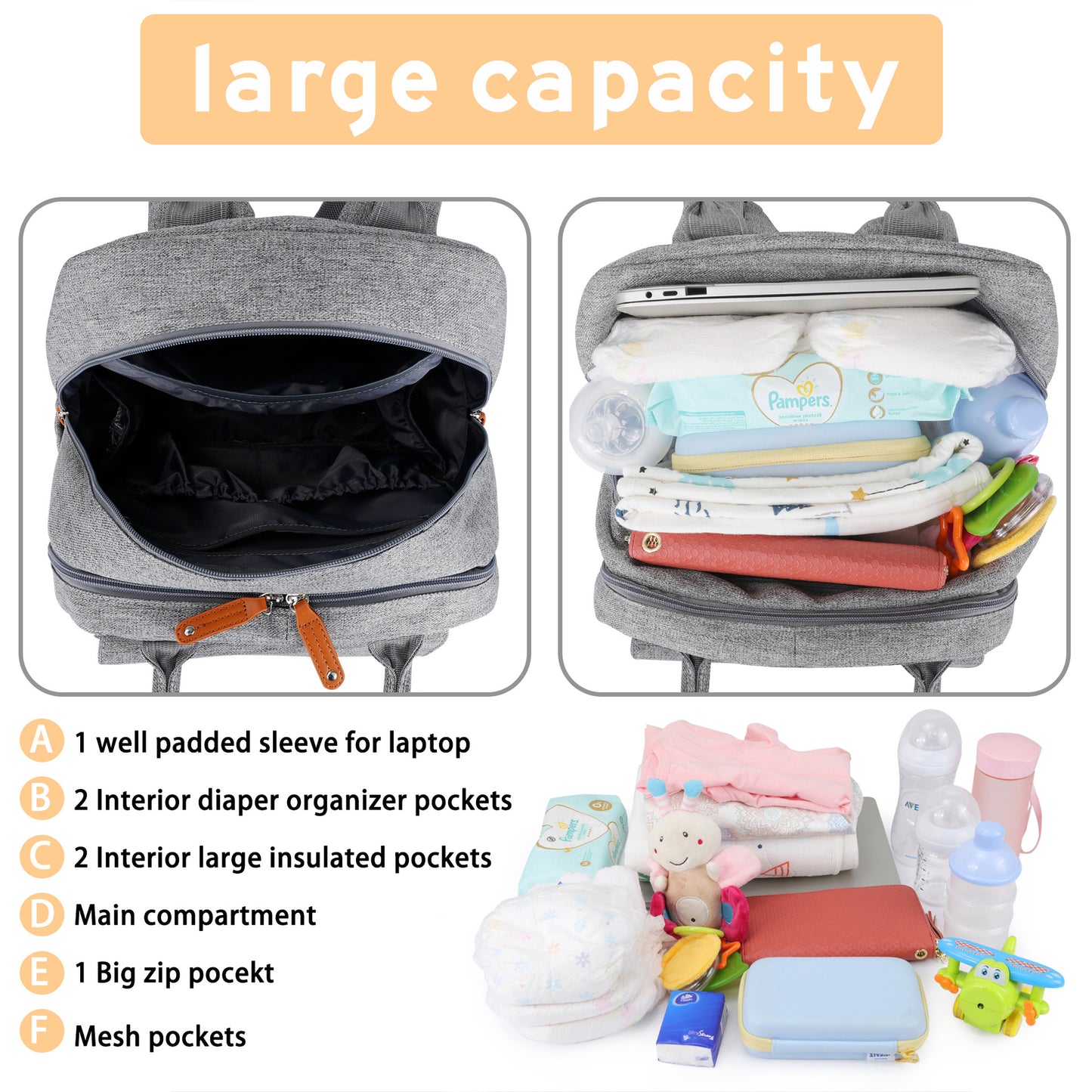 TS5 large casual outdoor backpack